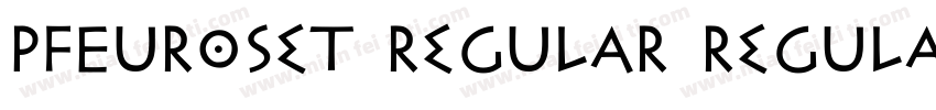 PFEuroset Regular Regular字体转换